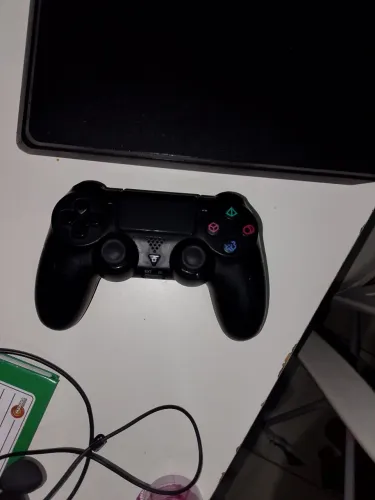 Controle joystick pirata usado-com fio e sem entrada para microfone