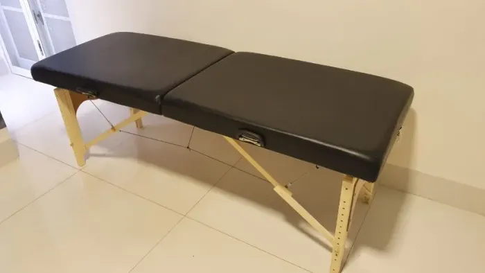 Maca Profissional Dobrável Barelle para Massagem e Estética