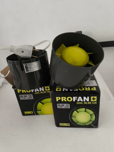 2 exaustores inline 125 mm 