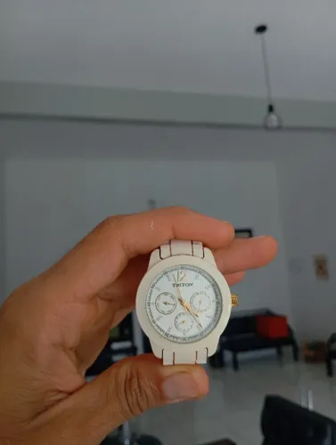Relógio TRITON Mondaine Gold white