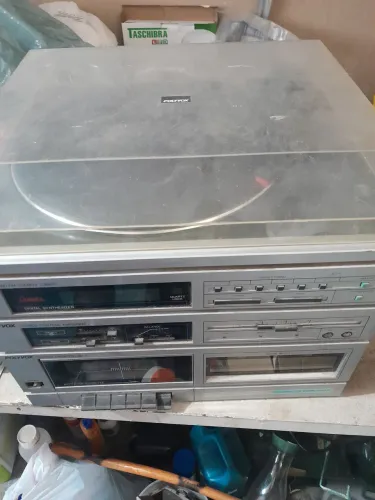 Rádio e discos diversos antigos