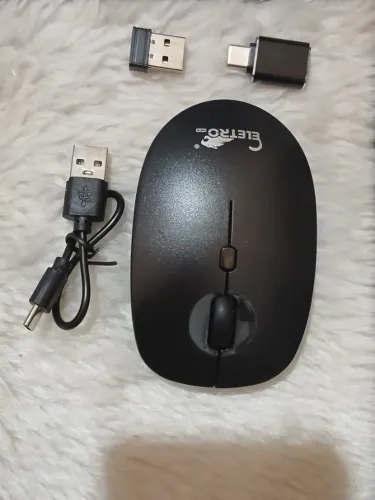 Mouse sem fio de Modo duplo Interface USB/tipo C
