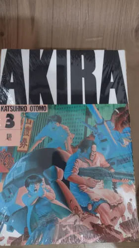 Mangá Akira, de Katsuhuro Otomo, editora jbc - volumes 1 ao 3