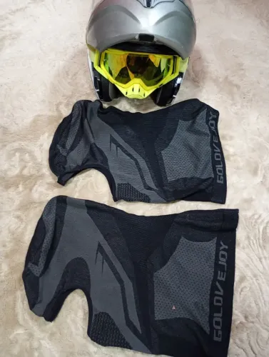 Capacete articulado+ óculos + balaclavas