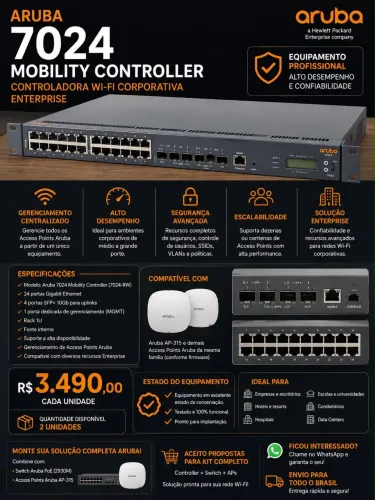 Aruba 7024 Mobility Controller