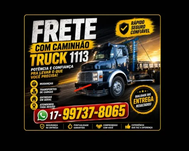Frete com Caminhao 1113 truck