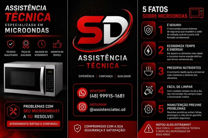 Conserto de microondas e Eletros 