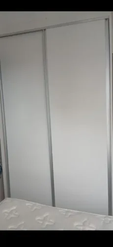 Armário 2 portas mdf 4 gavetas e 4 sapateiras