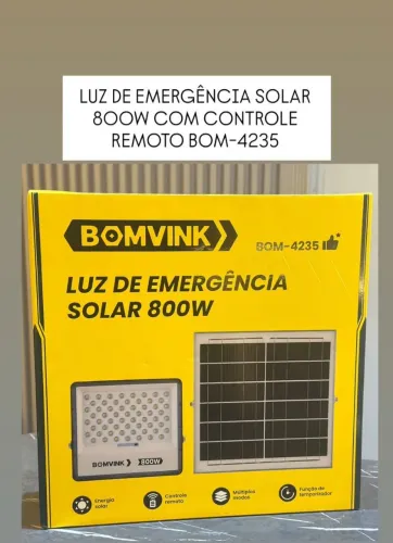 Luz de emergência solar