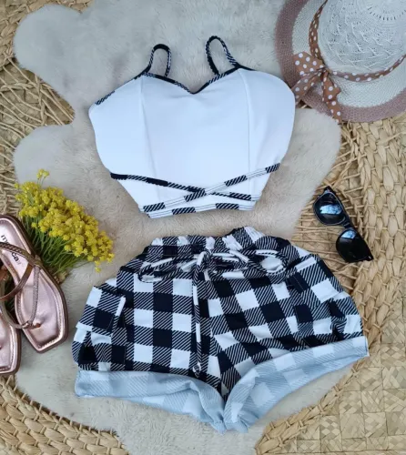 Conjunto Xadrez (veste do 36 ao 42)