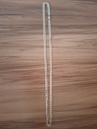 Corrente de prata legítima 5,5mm