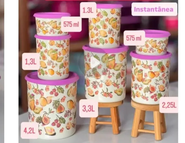 Conjunto instantânea Tupperware 