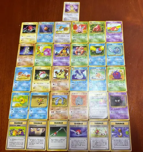 Lote Cartas Pokemon Japonesas Antigas Vintage Raras Colecao Base Set Team Rocket Classicas
