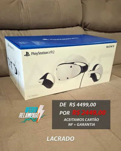 [LACRADO] Óculos Playstation VR2 para PS5 + NF e Garantia (Aceito cartão)