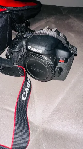 Vendo kit fotográfico Canon rebel t6i com 4 lentes e fleche 