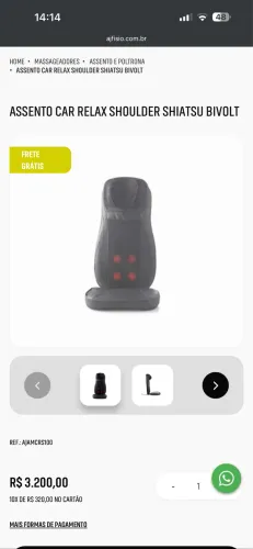 Cadeira de Massagem