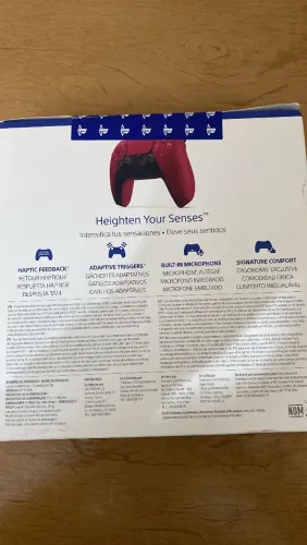 Controle ps5 dualsense cosmic red