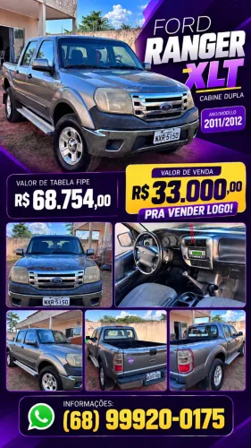 Ford Ranger XLT 2.3 16V 150cv CD Repower. 2012