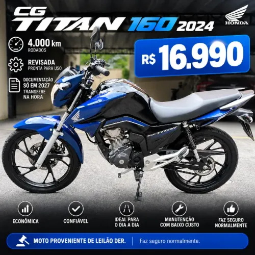 Honda CG 160 Titan Flexone/ed.especial 40 Anos 2024