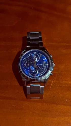 Relógio H.Stern Chronosteel | Cronógrafo Azul (Original)