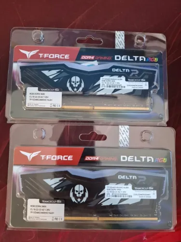 Memória RAM DDR4 16GB 3600Mhz Cl 18 T-Force Delta RGB