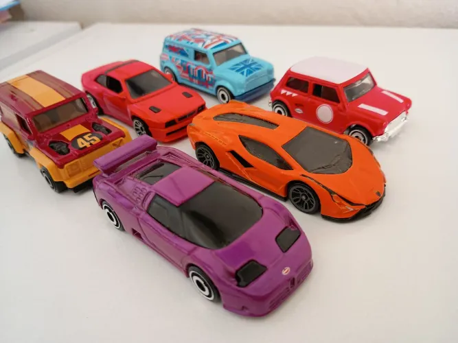 Lote Hot Wheels Loose - Maserati, Lamborghini, Bugatti e Mini