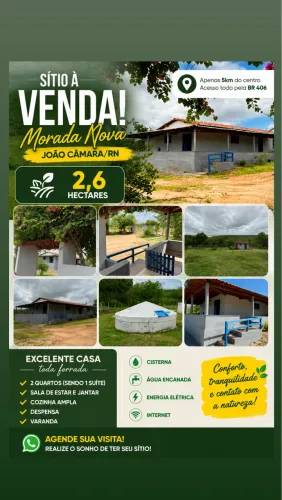 Sítio + Terreno na BR 406 - Morada Nova
