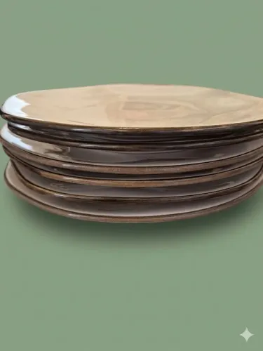 Conjunto de 6 Pratos Rasos Oxford Ryo Maresia