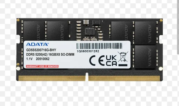 Memoria notebook DDR5 de 16GB 5200Mhz