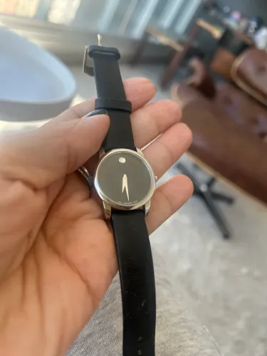 Relogio Movado Museum Classic feminino original Cristal Safira