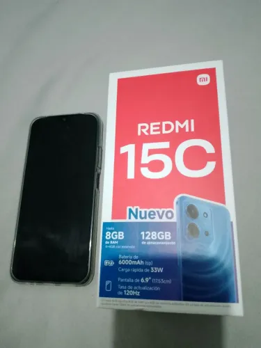 REDMI 15C 128 GB 8 RAM 4+4 NOVO