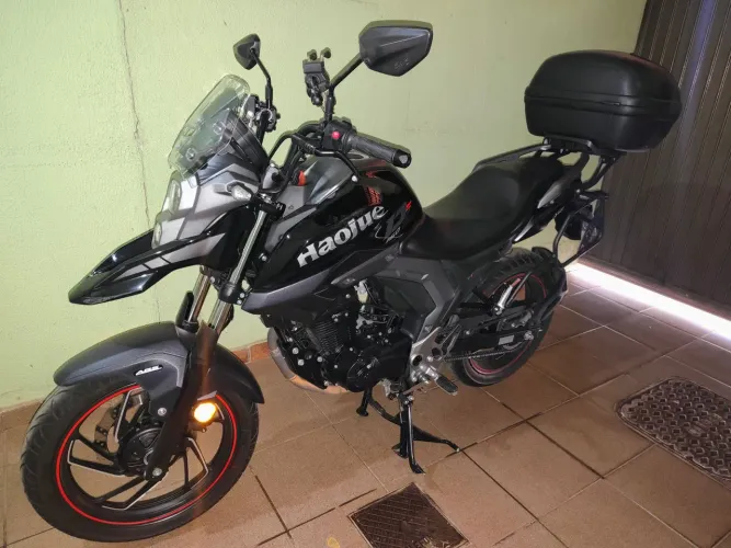 Oportunidade Única: Haojue DL 160 (Completa + Equipamentos)