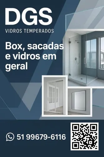 Serviços em vidro temperado, box