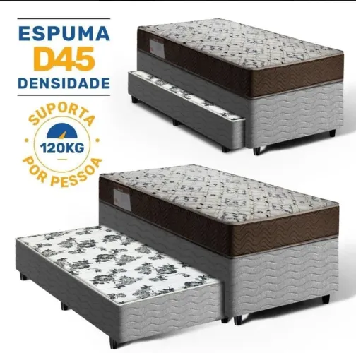 Cama box com auxiliar NOVA embalada