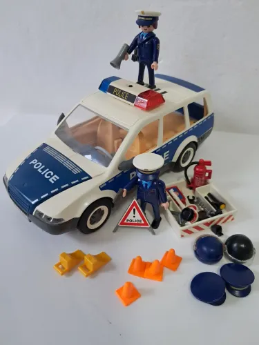 Playmobil Policiais com Veículos e Acessórios