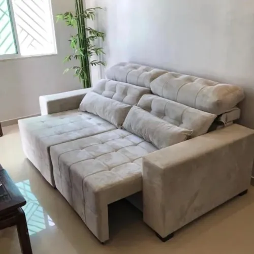 Sofá retrátil reclinável
