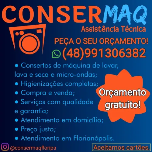 CONSERTOS MÁQUINA DE LAVAR, LAVA E SECA E MICRO-ONDAS