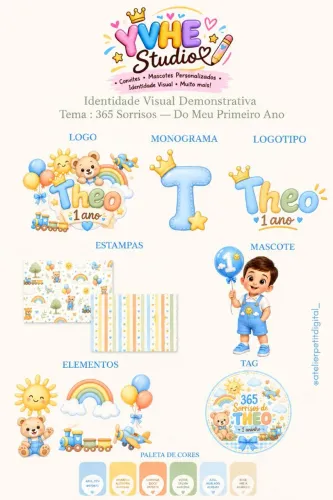Papelaria Personalizada | Convites, Mascotes e Identidade Visual
