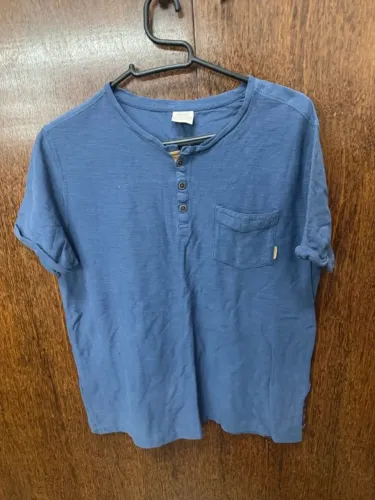 camiseta zara boys azul 13/14 anos