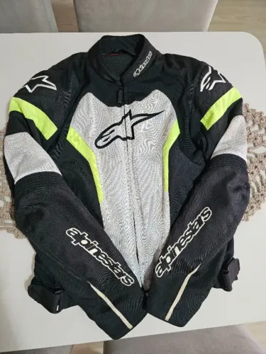 Jaqueta Motociclista Alpinestars T-GP Pro Air Tecido Ventilada tamanho G - Novíssima