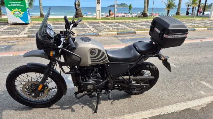 Himalayan 411 - cinza (moto muito boa)