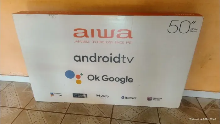 SMART TV 50" NOVA A CAIXA LACRADA COM NOTA FISCAL E 1 ANO DE GARANTIA