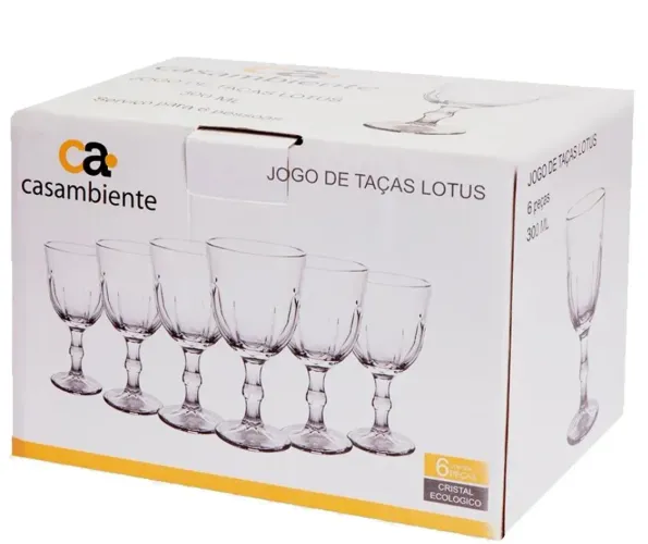 Conjunto de Taça 6 peças