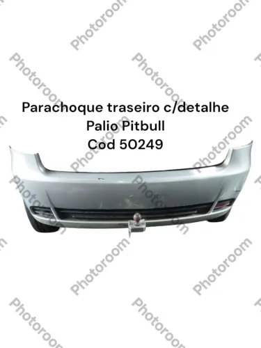 Parachoque traseiro fiat palio pitbull com detalhe