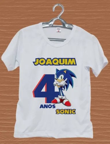 Camiseta Personalizada Sonic