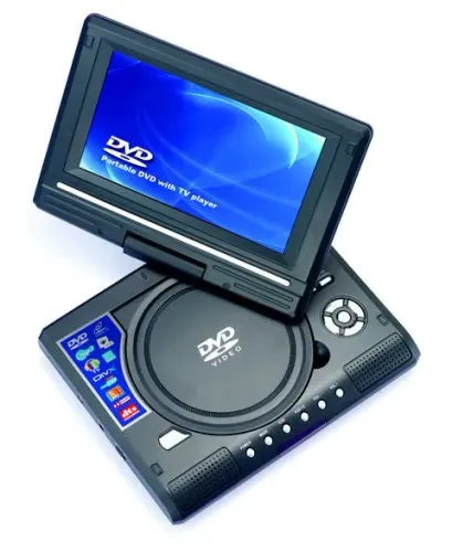 Dvd Portátil tela de 7,8'' com FM, TV, AV e 300 jogos Novo Pronta Entrega