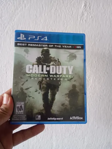 Call of duty modern warfere remastered ps4 menor preço e só venda