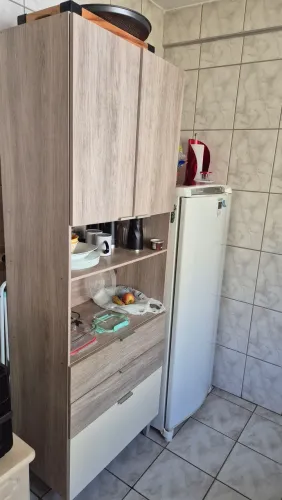 Paneleiro 3 gavetas, 2 portas e Nicho Microondas