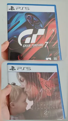 Combo Jogos Death Stranding 2 + Gran Turismo 7 Kit PS5