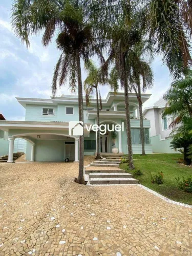 Casa mobiliada de 385m² com 4 quartos, sendo 4 suítes para alugar no Alphaville Campinas,